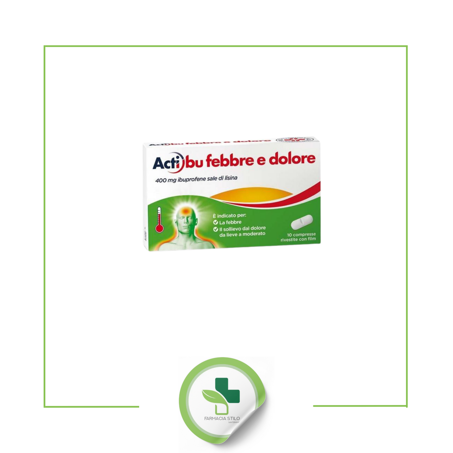 ACTIBU FEBBRE DO*10CPR RIV 400