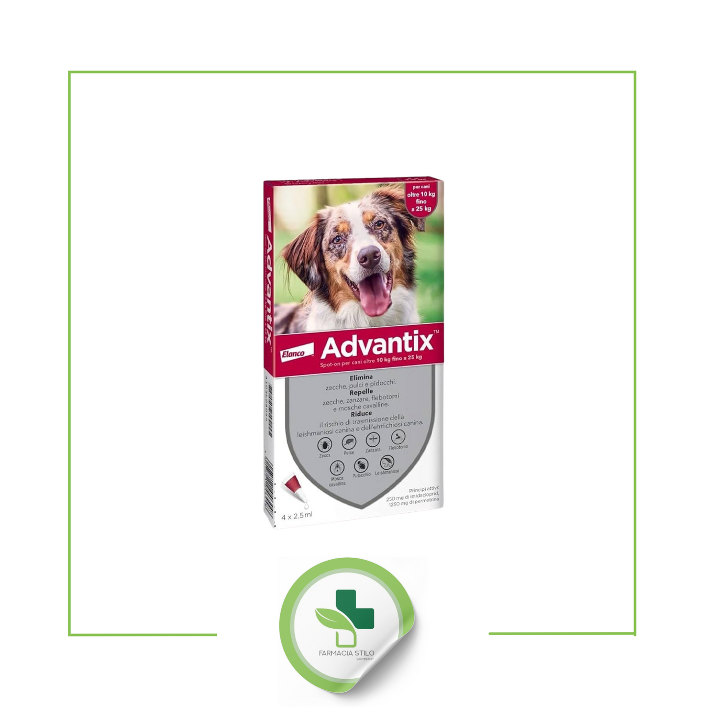 ADVANTIX SPOT ON*4PIP 10-25KG