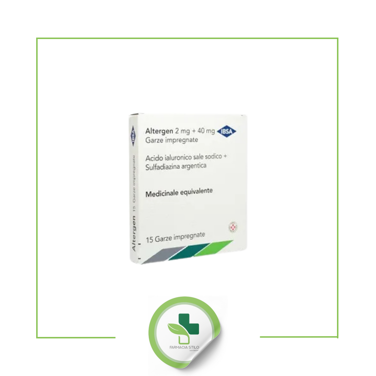 ALTERGEN*15GARZE IMPREGNATE