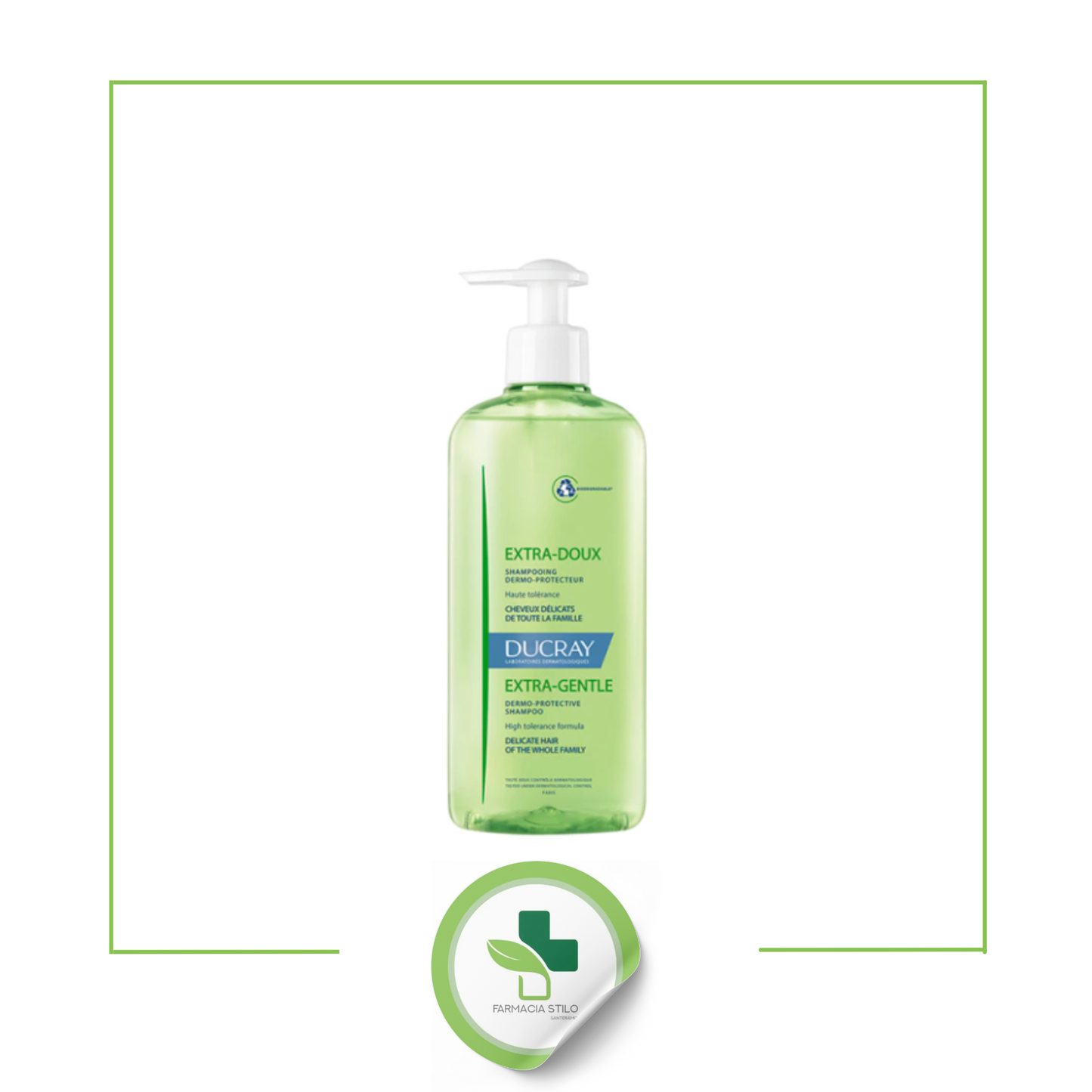 DUCRAY SHAMPOO LAVAGGI FREQUENTI 400 ML