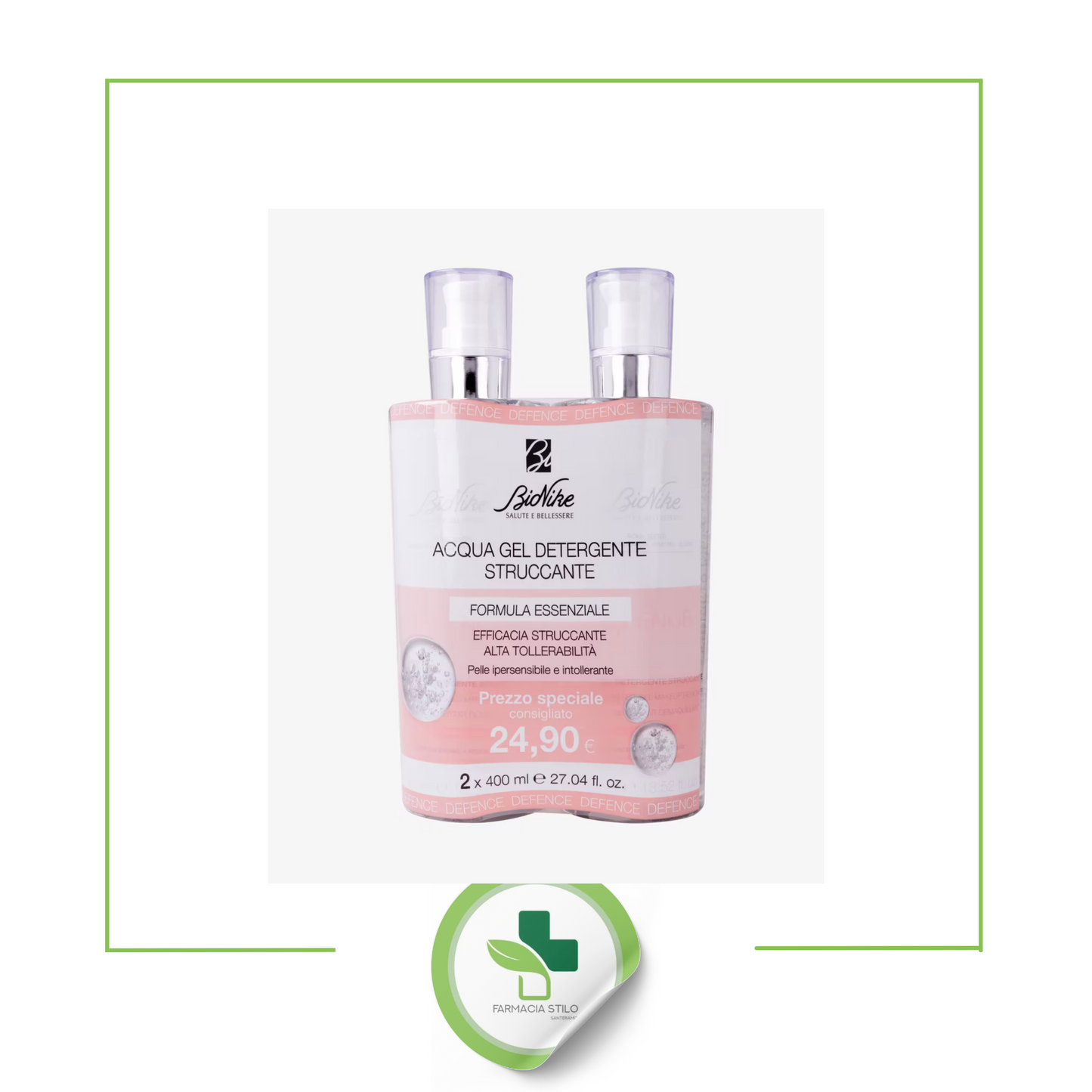 Acqua gel detergente struccante