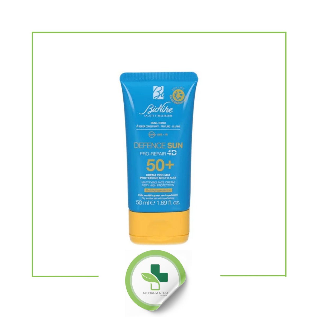 BIONIKE DEFENCE SUN 50+ CREMA antilucidità