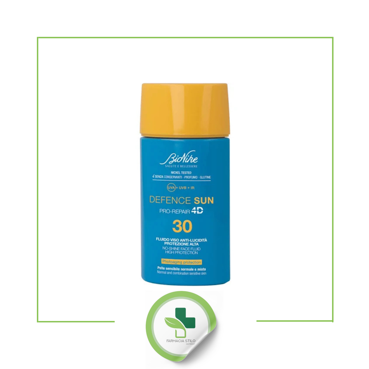 BIONIKE DEFENCE SUN 30 FLUIDO VISO ANTI-LUCIDITA'