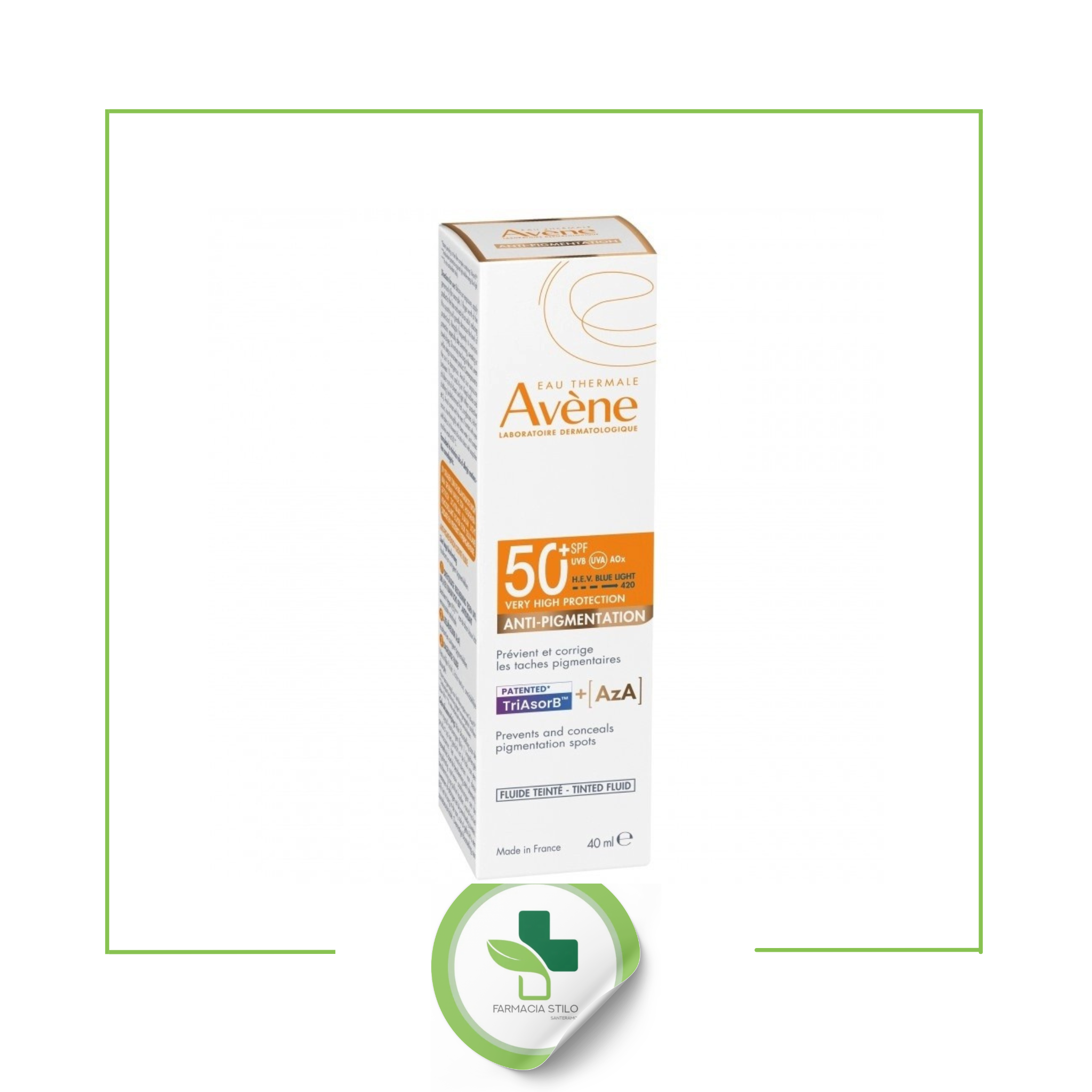 Avène Fluido Solare Antimacchie SPF 50+ Protezione e Uniformità 40 ml