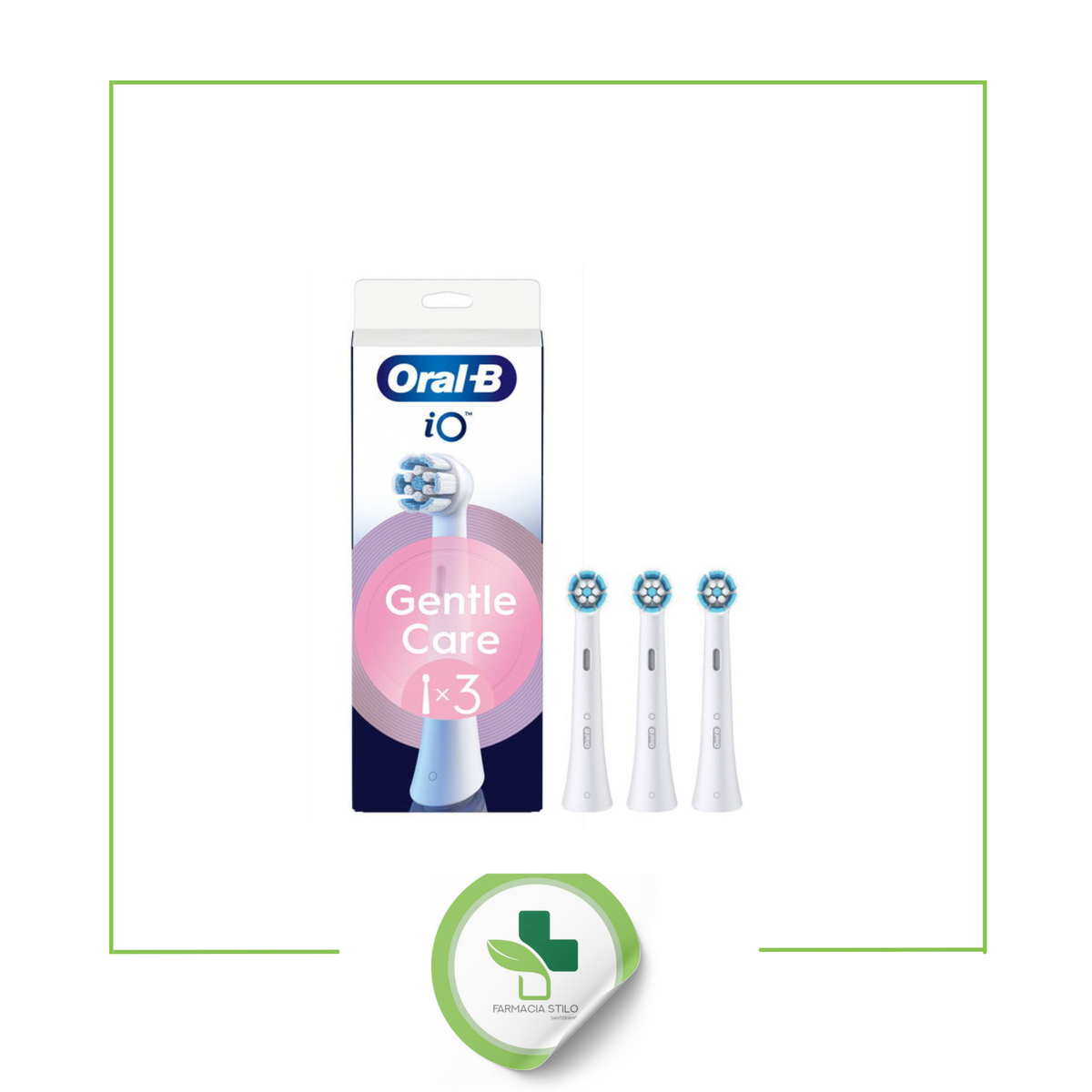 ORAL-B IO GENTLE CARE 3 PEZZI