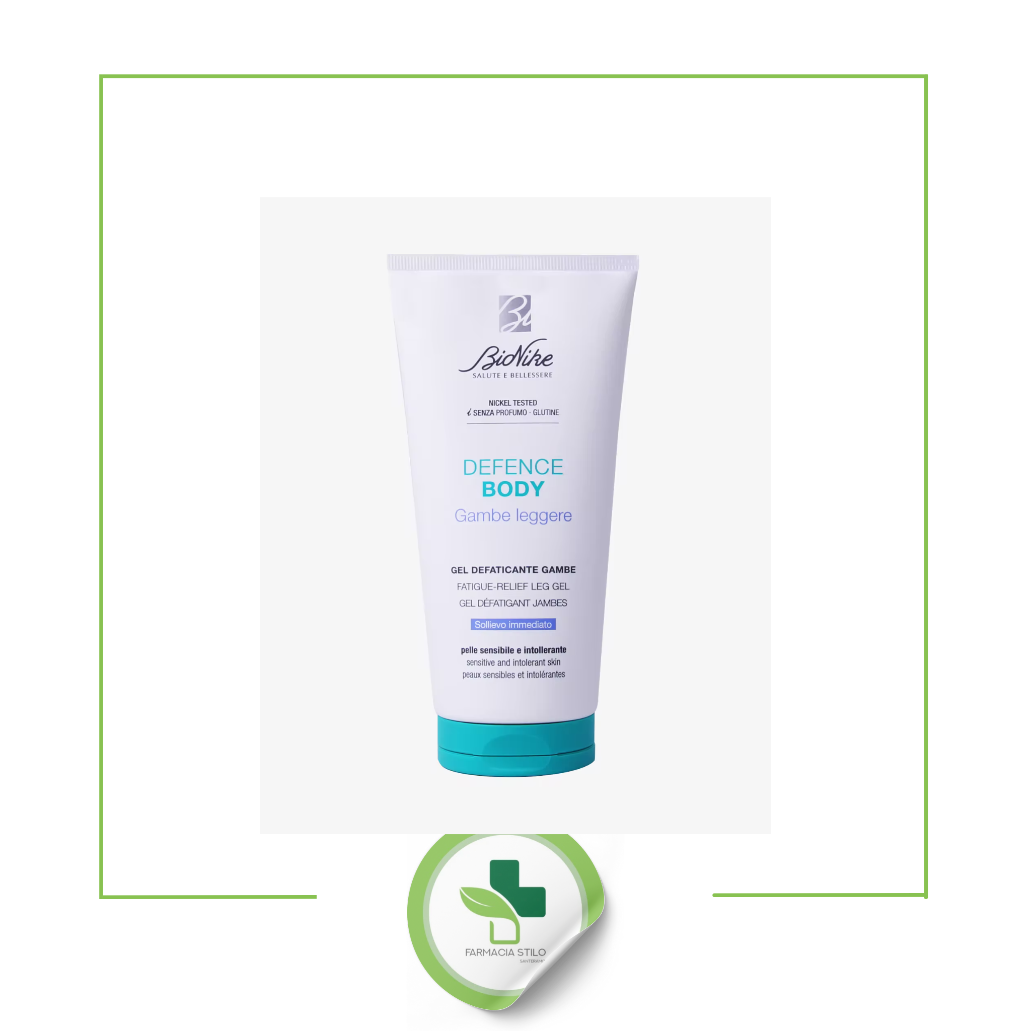 Gel defaticante gambe