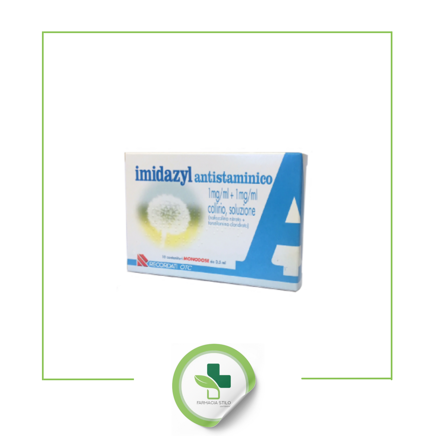 Imidazyl antistaminico collirio monodose