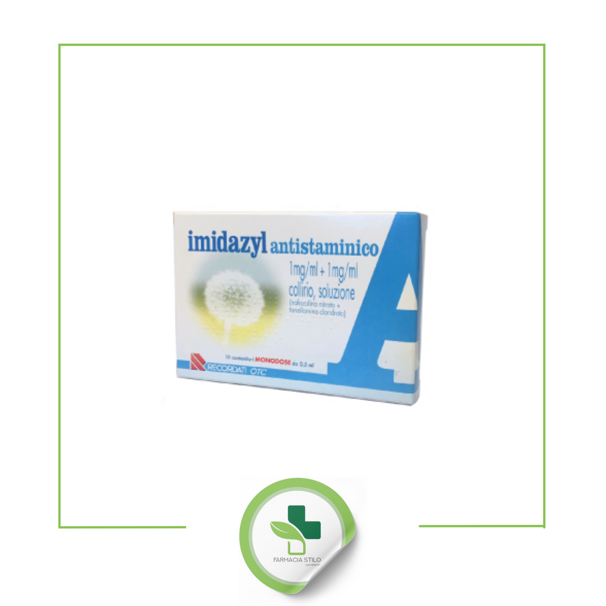 Imidazyl antistaminico collirio monodose
