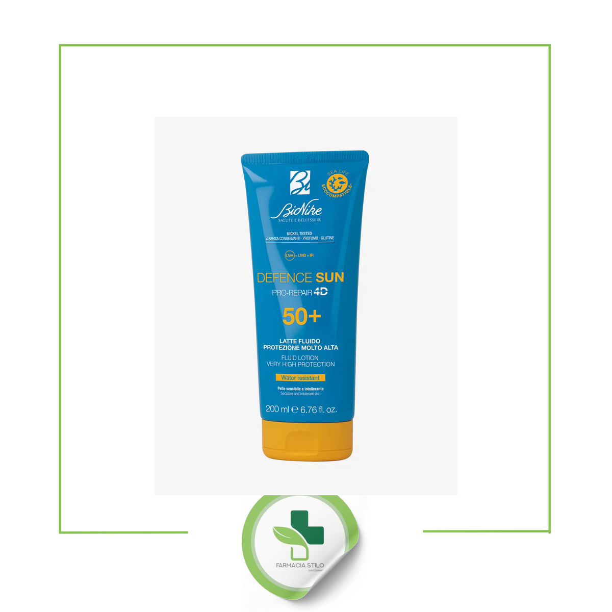 Defence sun latte fluido SPF 50+ 200 ml